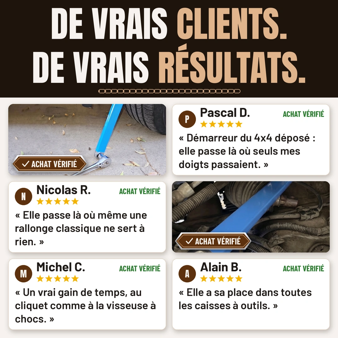 De vrais clients, de vrais résultats